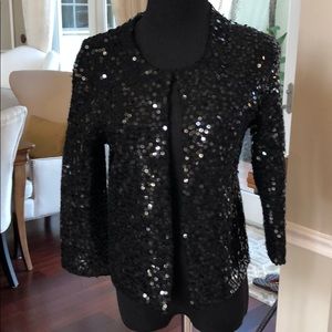 Black sequined jacket